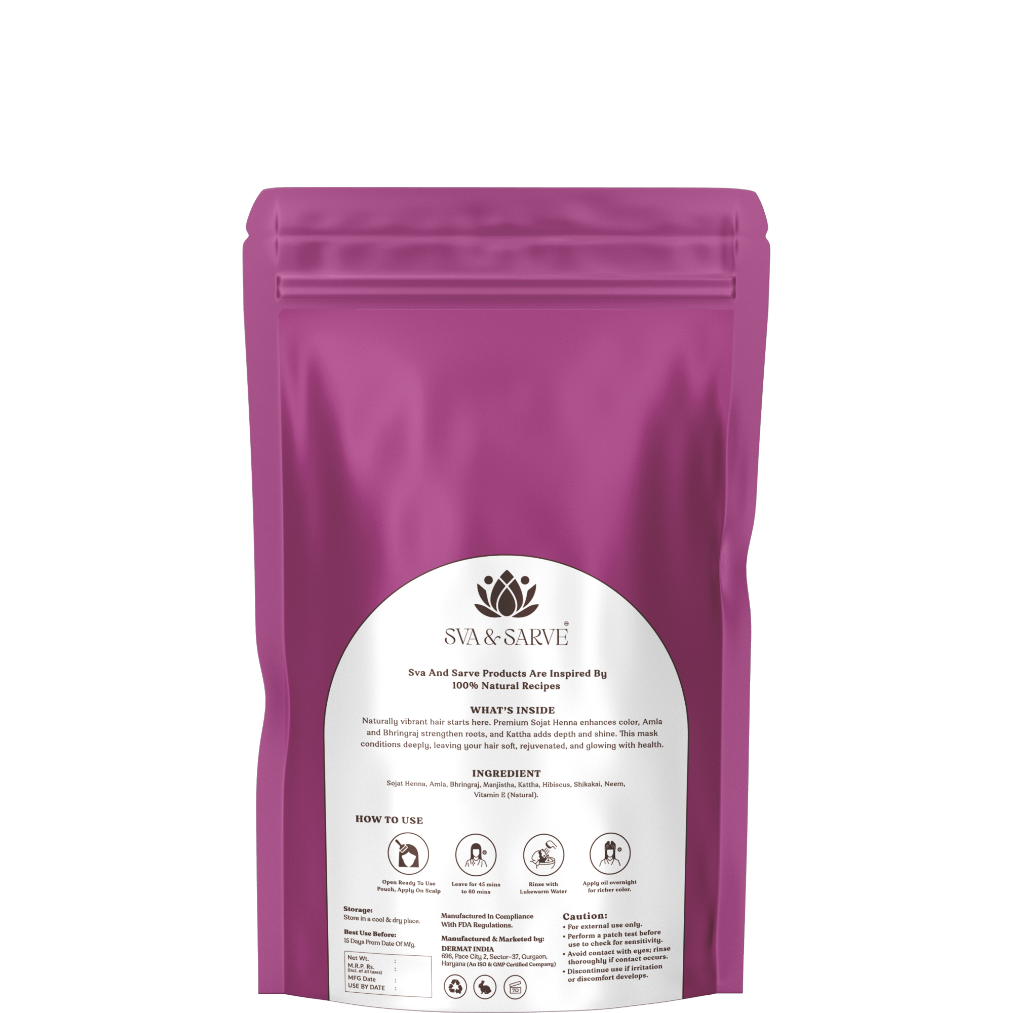 HerbalGlow Henna Mask