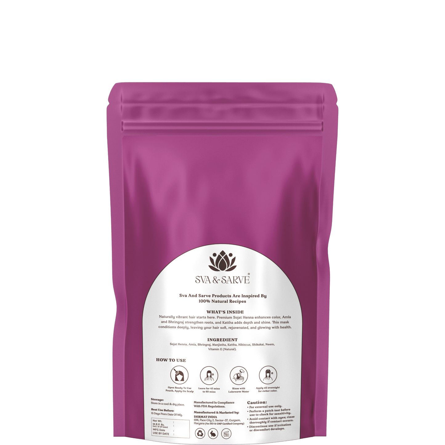 HerbalGlow Henna Mask